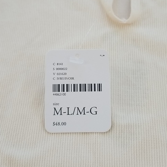 Free People Ribbed Long Sleeve Bodysuit M/L - Picture 7 of 8